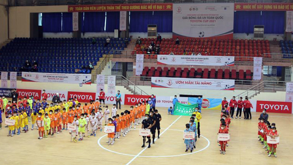 Hấp dẫn giải bóng đá U9 toàn quốc Toyota Cup 